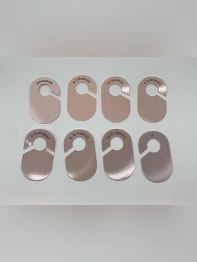 Baby Closet Size Dividers 8PCS Set – Neutral Beige – Newborn to 2T